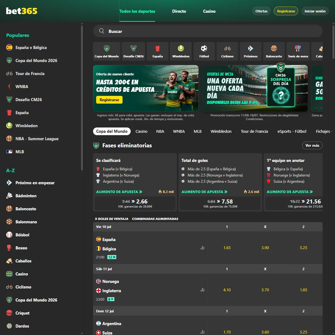 Captura 3 de Bet365