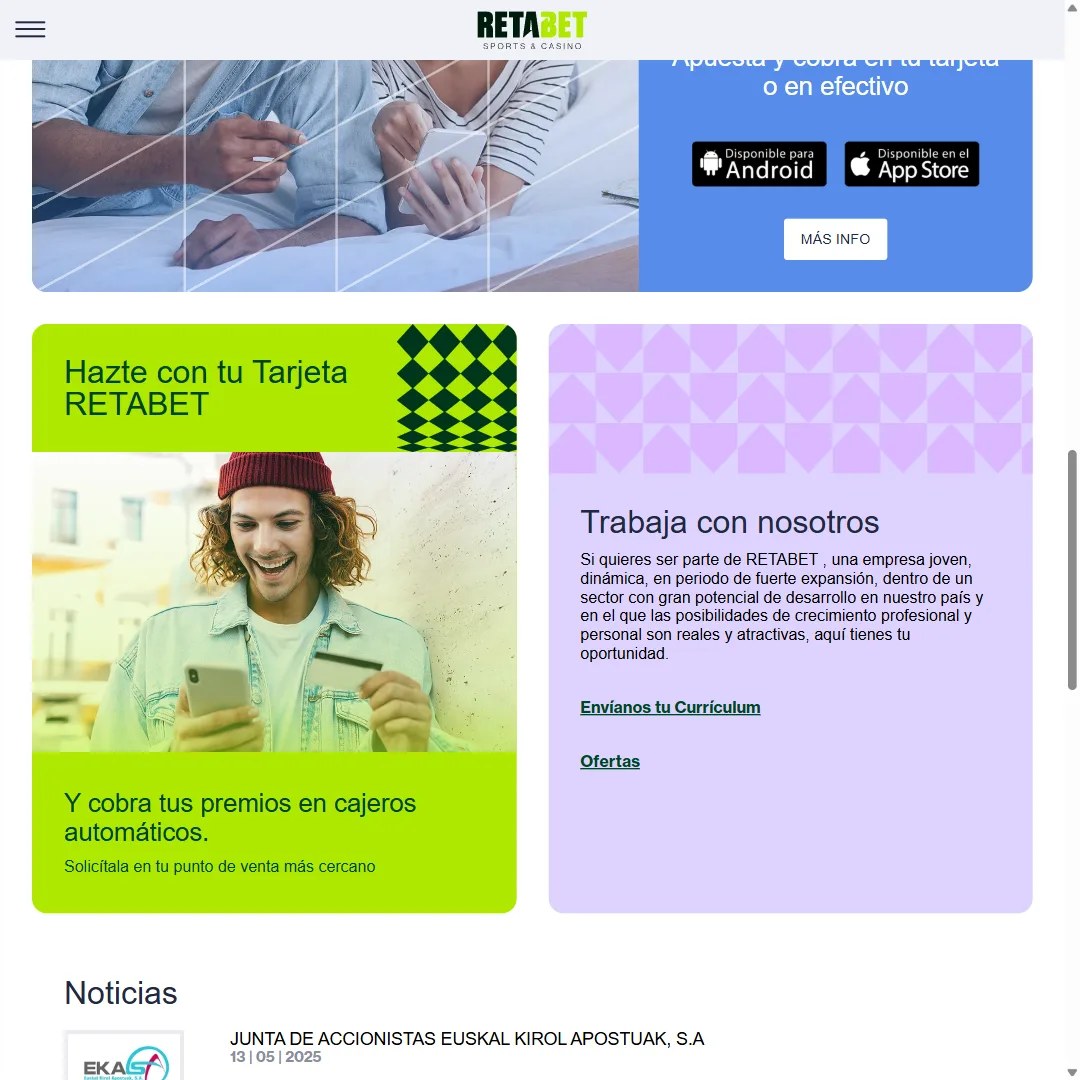 Captura 3 de Retabet